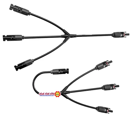 کانکتور خورشیدی سه به یک سیم دار MC4