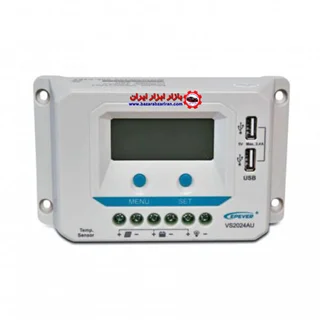 شارژ کنترلر 10 آمپر PWM مدل VS1024AU(USB) برند EPEVER
