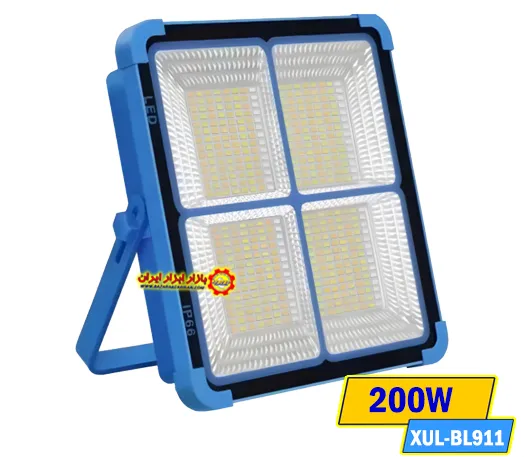 پروژکتور شارژی خورشیدی 200 وات مدل UXL-BL911