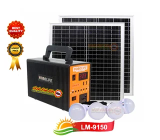 پک خورشیدی سیار 150 وات مدل LM9150