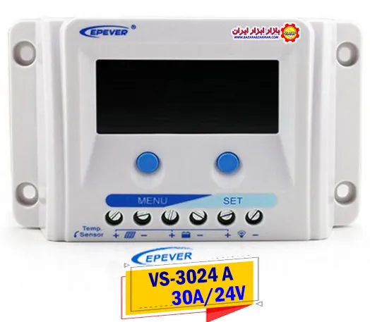 شارژ کنترلر 30 آمپر 24 ولت PWM مدل EPEVER VS3024A