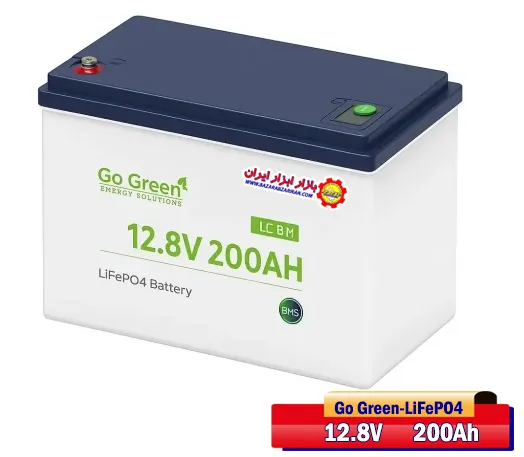 باتری لیتیوم 200 آمپرساعت 12ولت گوگرین برند Go Green